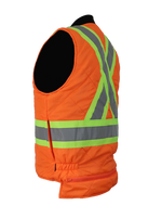 Veste réversible haute visibilité doublée – 540XR||540XR - Reversible Lined vest