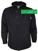 Chemise de canevas doublée avec capuchon - 631CAD||Canvas lined shirt with hood - 631CADF (Copie)