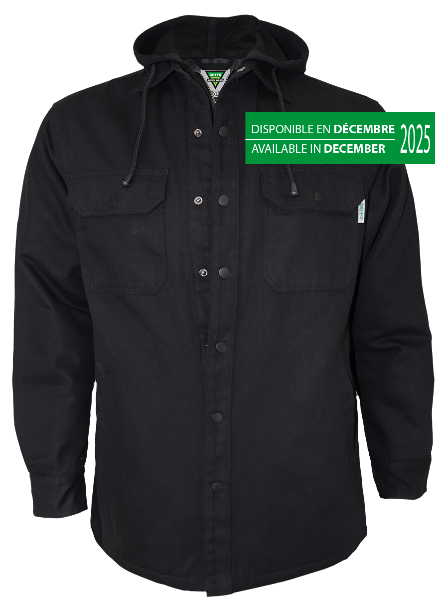 Chemise de canevas doublée avec capuchon - 631CAD||Canvas lined shirt with hood - 631CADF (Copie)