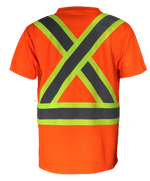 Chandail haute visibilité à manches courtes – STX4SS||STX4SS - Hi-Visibility Shirt short sleeve
