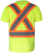 Chandail haute visibilité à manches courtes – STX4SS||STX4SS - Hi-Visibility Shirt short sleeve