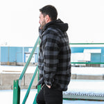 Chemise de travail en flanelle doublée avec capuchon – 626DCF||626DCF - Flanel lined shirt with hood