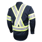 Chemise de travail haute visibilité à manches longues – 625SX4||625SX4 - Long sleeve shirt (snaps)