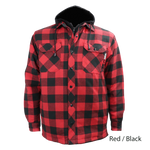 Chemise de travail en flanelle doublée avec capuchon – 626DCF||626DCF - Flanel lined shirt with hood
