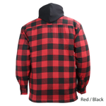Chemise de travail en flanelle doublée avec capuchon – 626DCF||626DCF - Flanel lined shirt with hood