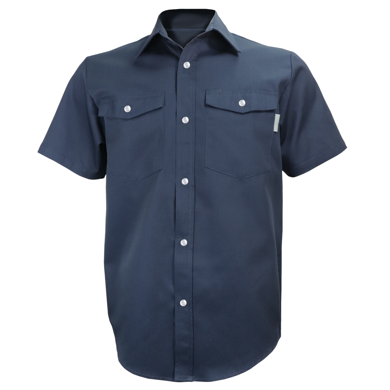 Chemise de travail à manches courtes avec boutons-pression – 650S||650S - Short sleeves shirt (snaps)