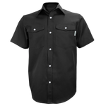 Chemise de travail à manches courtes avec boutons-pression – 650S||650S - Short sleeves shirt (snaps)