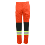 Pantalon cargo haute visibilité à taille flexible – MRB-011X4R||MRB-011X4R Cargo pant high visibility