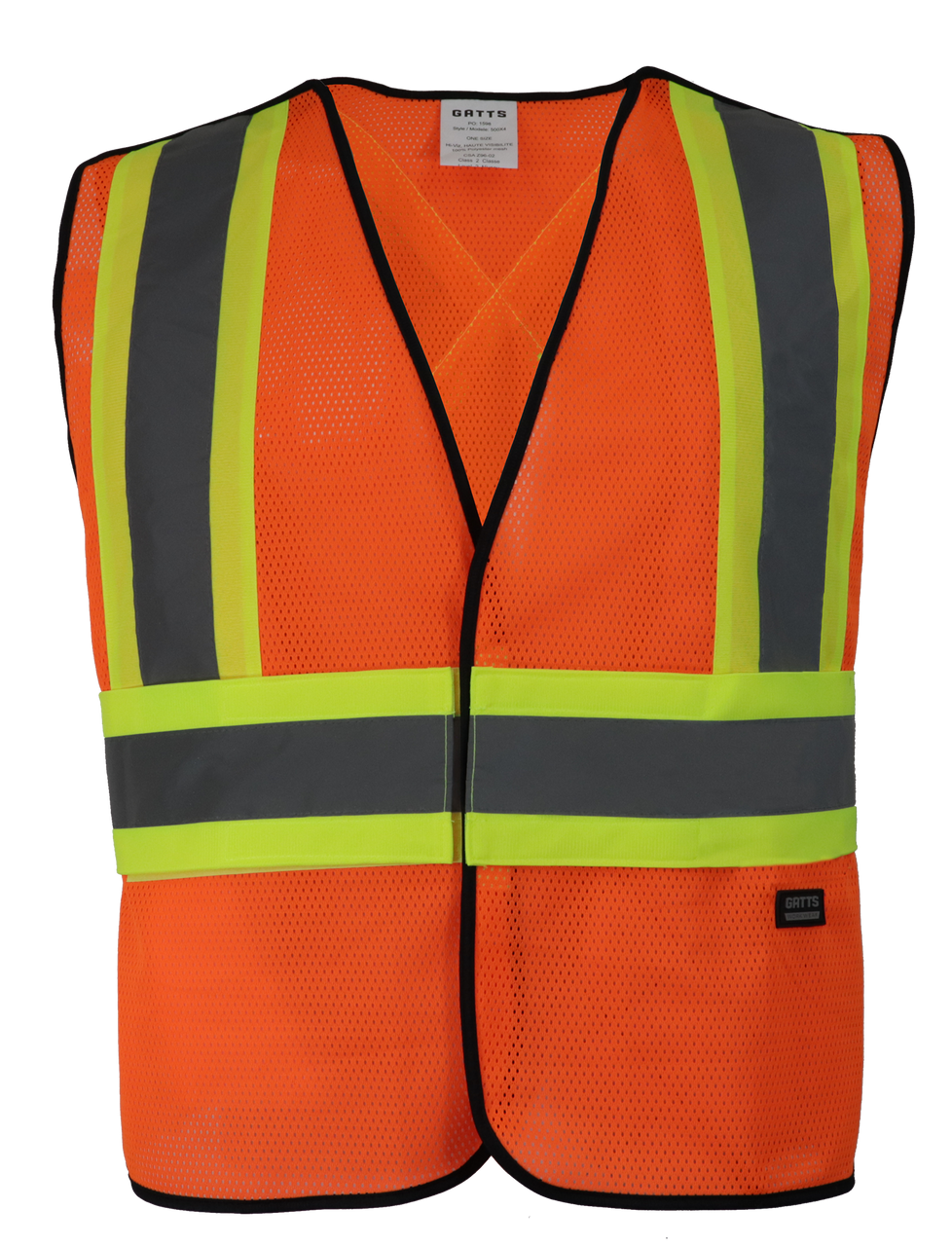 500X4 - Veste de Sécurité en Filet||Hi-Vis Safety 5 Tear-Away Mesh Vest