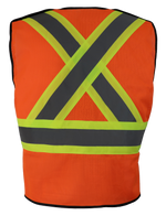 500X4 - Veste de Sécurité en Filet||Hi-Vis Safety 5 Tear-Away Mesh Vest