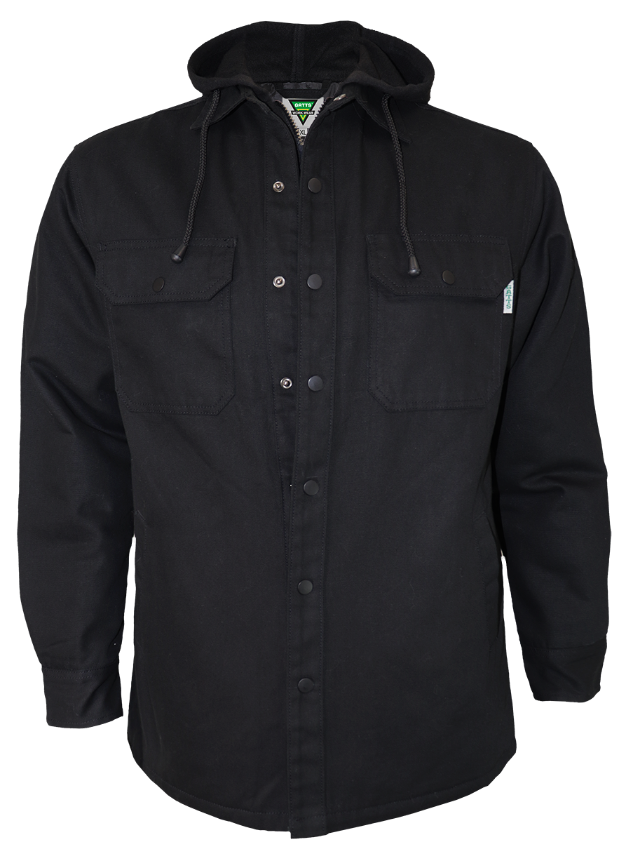Chemise de canevas doublée avec capuchon - 631CAD||Canvas lined shirt with hood - 631CAD