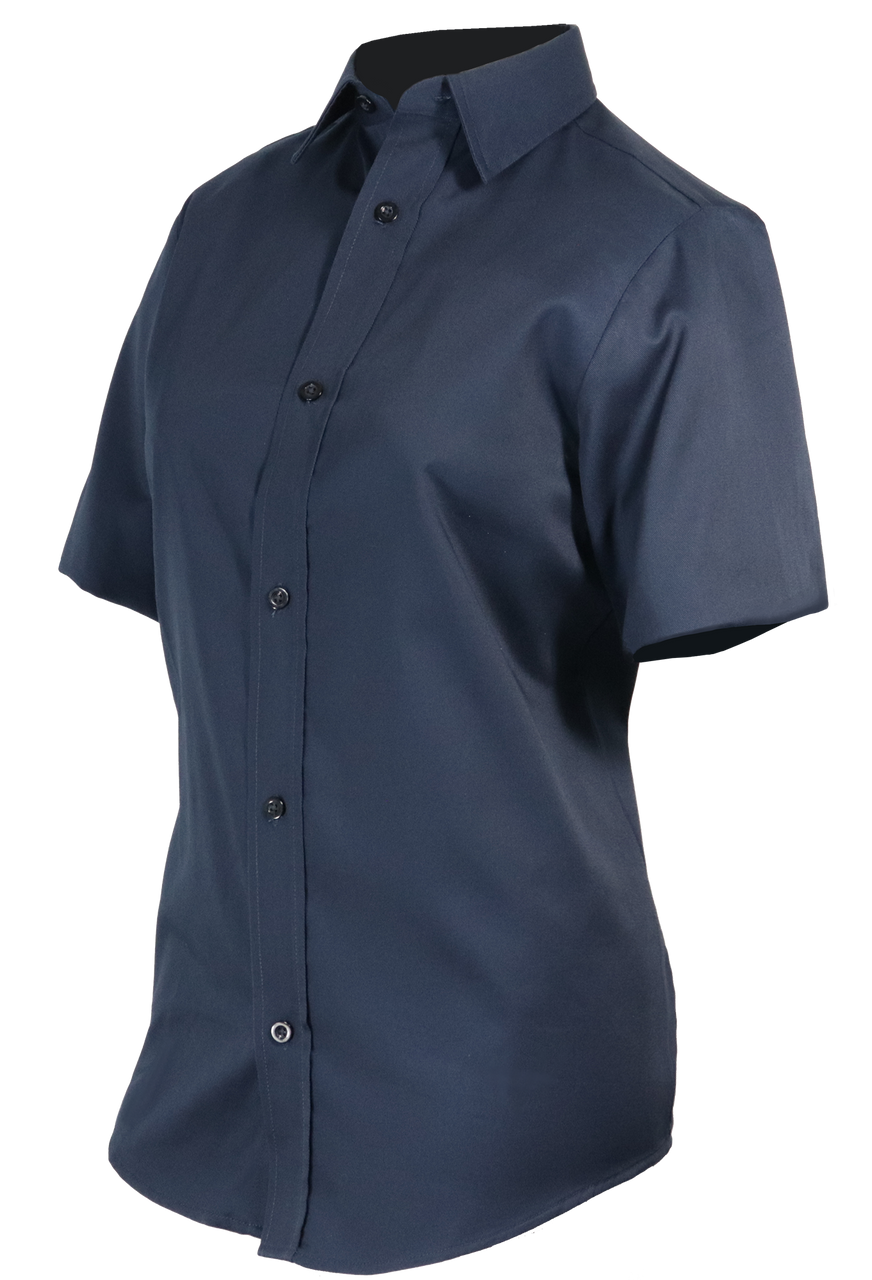 653EX - Chemise à manches courtes extensible pour femme||653EX - Ladie's stretch short sleeves shirt