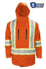 Manteau de travail 4 en 1 haute visibilité avec doublure réversible – 830X4 || 830X4 - 4 in 1, Hi-Viz Jacket, with reversible removable liner water resistant
