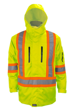 Manteau de travail 4 en 1 haute visibilité avec doublure réversible – 830X4 || 830X4 - 4 in 1, Hi-Viz Jacket, with reversible removable liner water resistant