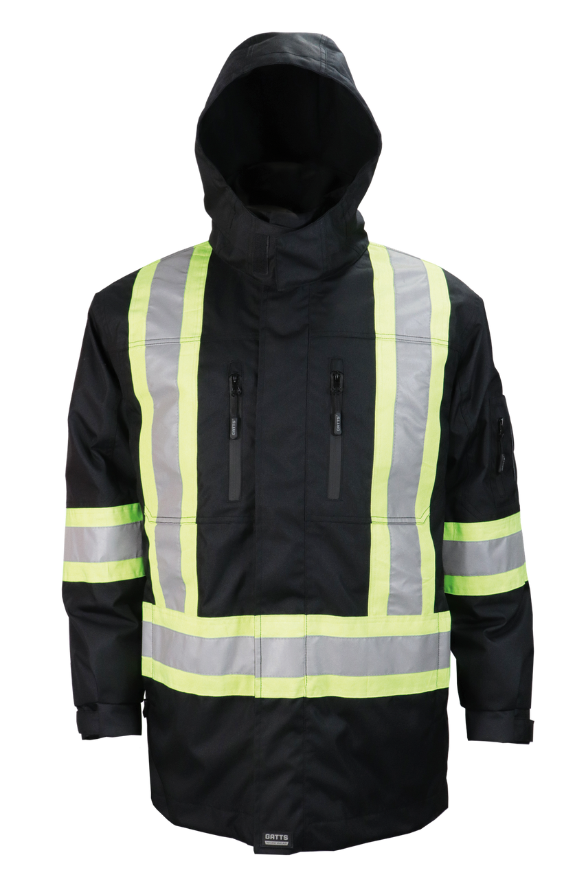 Manteau de travail 4 en 1 haute visibilité avec doublure réversible – 830X4 || 830X4 - 4 in 1, Hi-Viz Jacket, with reversible removable liner water resistant