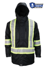 Manteau de travail 4 en 1 haute visibilité avec doublure réversible – 830X4 || 830X4 - 4 in 1, Hi-Viz Jacket, with reversible removable liner water resistant