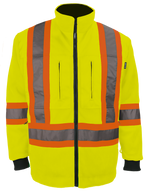 Manteau de travail 4 en 1 haute visibilité avec doublure réversible – 830X4 || 830X4 - 4 in 1, Hi-Viz Jacket, with reversible removable liner water resistant